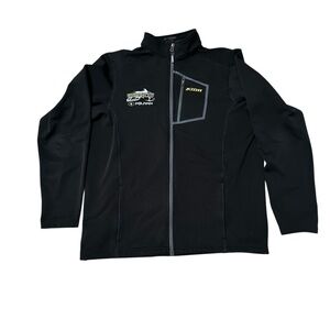 Men’s Black Klim  Polaris Timbersled Zip-Up Fleece Jacket Size XL